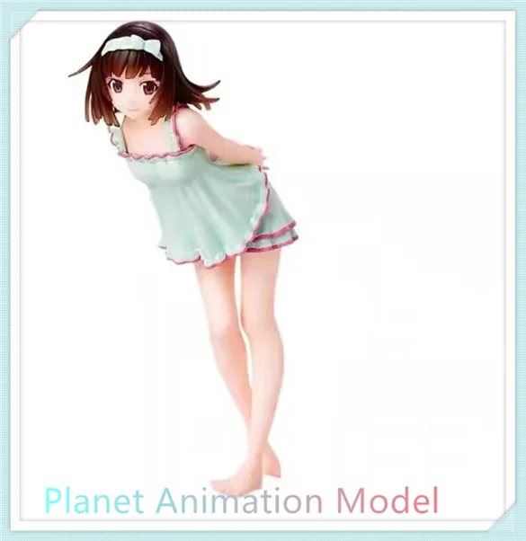 

Original Taito Coreful Bakemonogatari Sengoku Nadeko Pyjamas17CM 1/7 PVC Action Figure Sammlung Modell Puppe Spielzeug