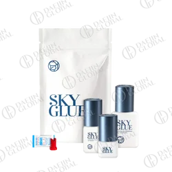 1pcs Sky Glue for Eyelash Extensions 1-2 seconds fast dry eyelash glue Adhesive S+ type 5ml/10ml Black glue