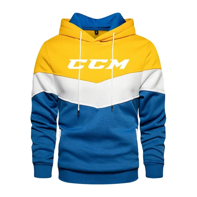 CCM 2024 Autumn/Winter New Men\'s Sports Hoodie Men\'s Fashion Printed Long Sleeve Men\'s Sports Fitness Hoodie Couple