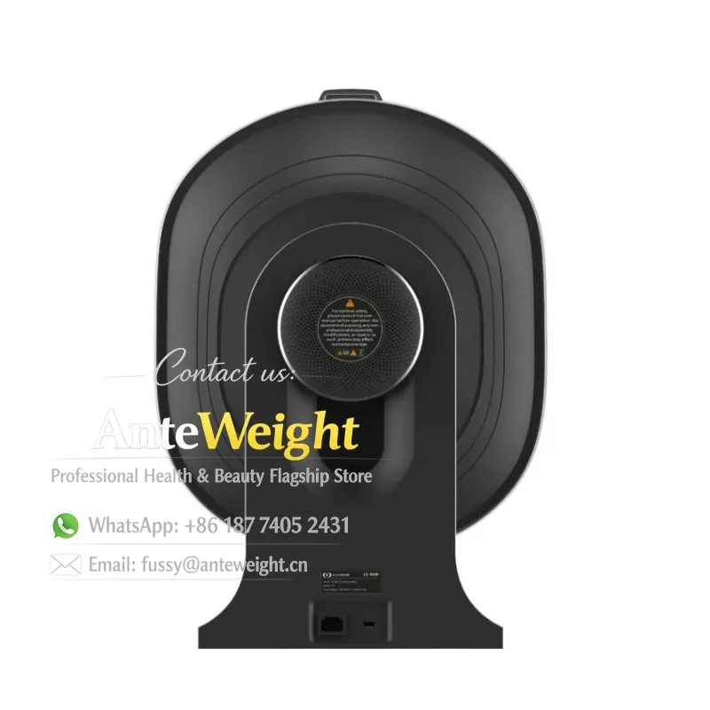 AI Skin Analyzer Triple Camera AI Skin Analyzer System with Scalp Detection Custom Language Support