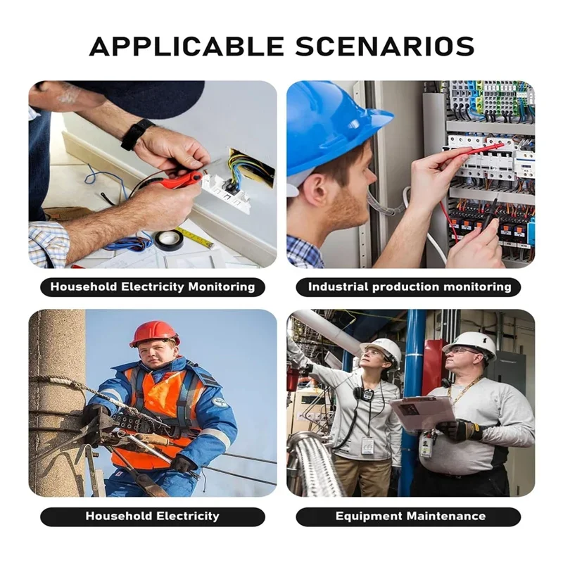 RUOSHUI Digital Clamp Meter multimetro di corrente a distanza automatica Tester di Contiunity del diodo di resistenza alla tensione con torcia NCV