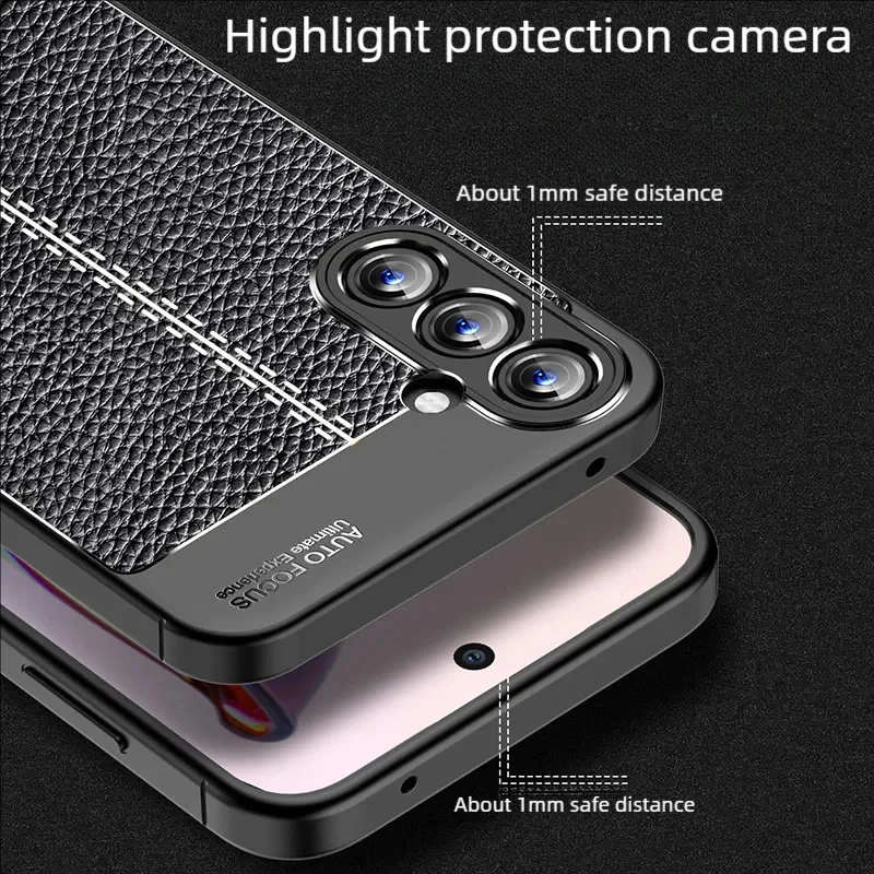 For Samsung Galaxy A35 5G Case Samsung Galaxy A05 A05S A15 A25 A35 5G Cover Shockproof Luxury Silicon Business Style Phone Cover