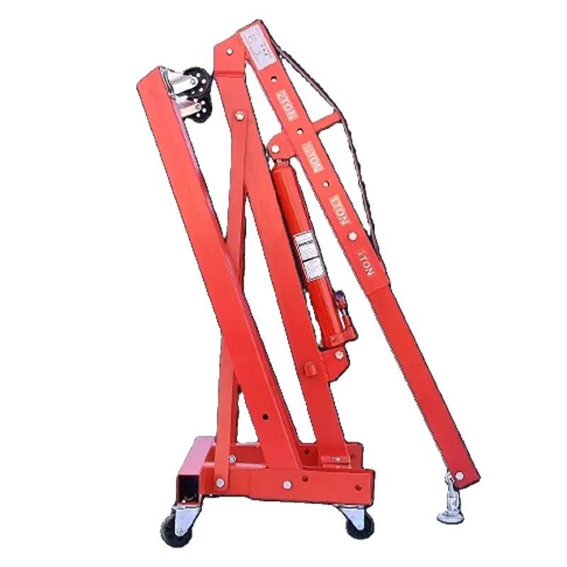 

2-3 Ton Foldable Hydraulic Engine Crane with Alloy Steel Construction Electric Drive 10-Year Lifetime