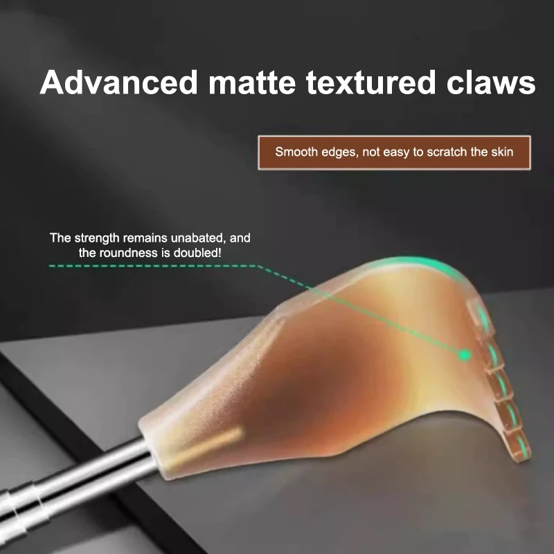 1 قطعة الظهر هرش تصغير سماكة الظهر مكشطة عصا مع المغناطيس تلسكوبي للتمديد تدليك أدوات العناية بالتدليك