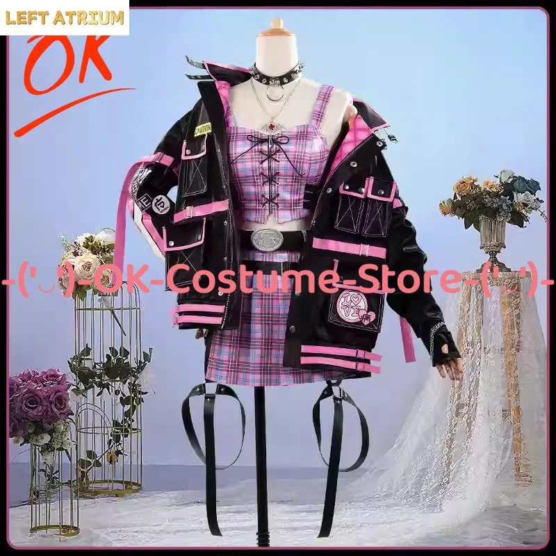 

[Customized Size] NIJISANJI VTuber Makaino Ririm Lilim Cosplay Costume UCHUPARTY Space Concept Outfit Halloween Party Uniform