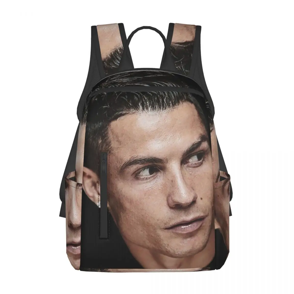 

Christiano Ronaldo Backpack Daypack Large Capacity Kids BookBag School Bag Shoulder Bags for Men Women