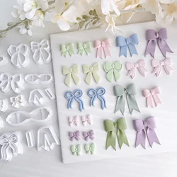 Different Type Shape Bows Polymer Clay Cutters With High-Precision For Small Earrings Jewelry Decoration Making claycutters