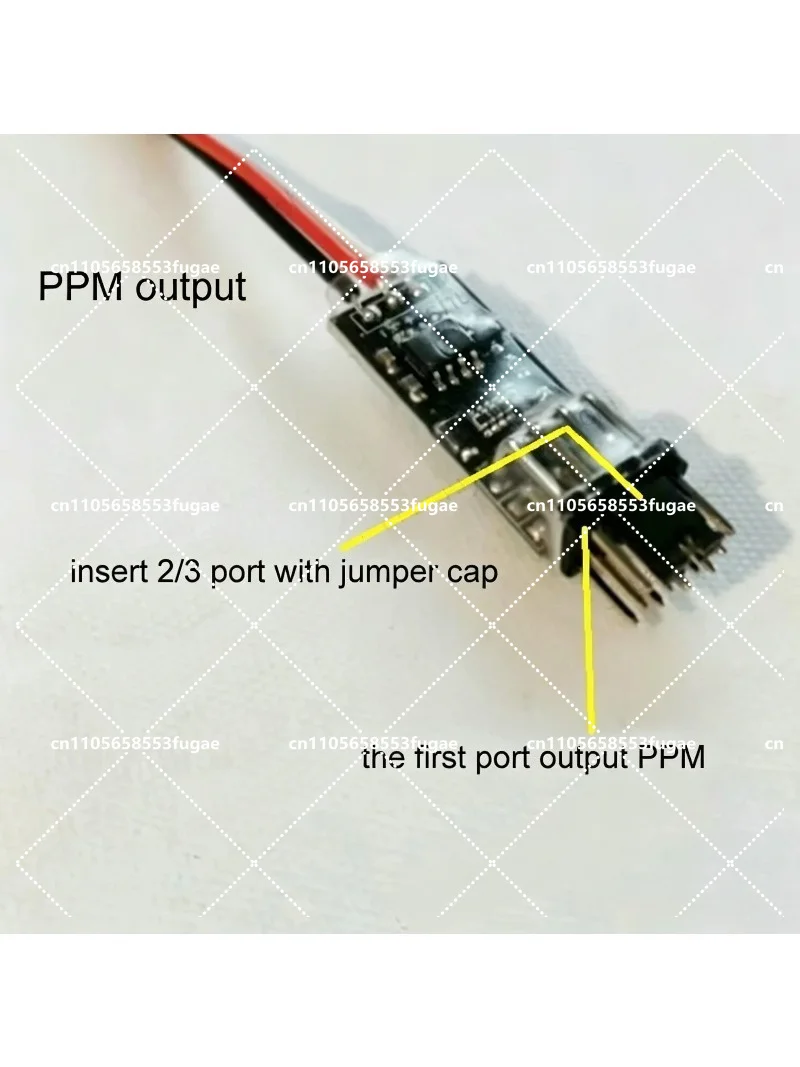 2PCS 3.3V-5.5V SBUS to PWM Converter Steering Gear ESC Signal Conversion 4CH PWM/Single-Channel PPM Output for RC Model Airplane