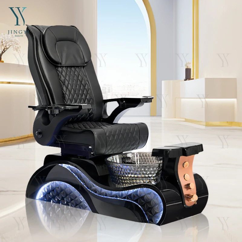 

Luxury Multi Functional Foot Spa Massage Chair Custom Nail Salon Pedicure and Manicure Chairs Reclinable Electric