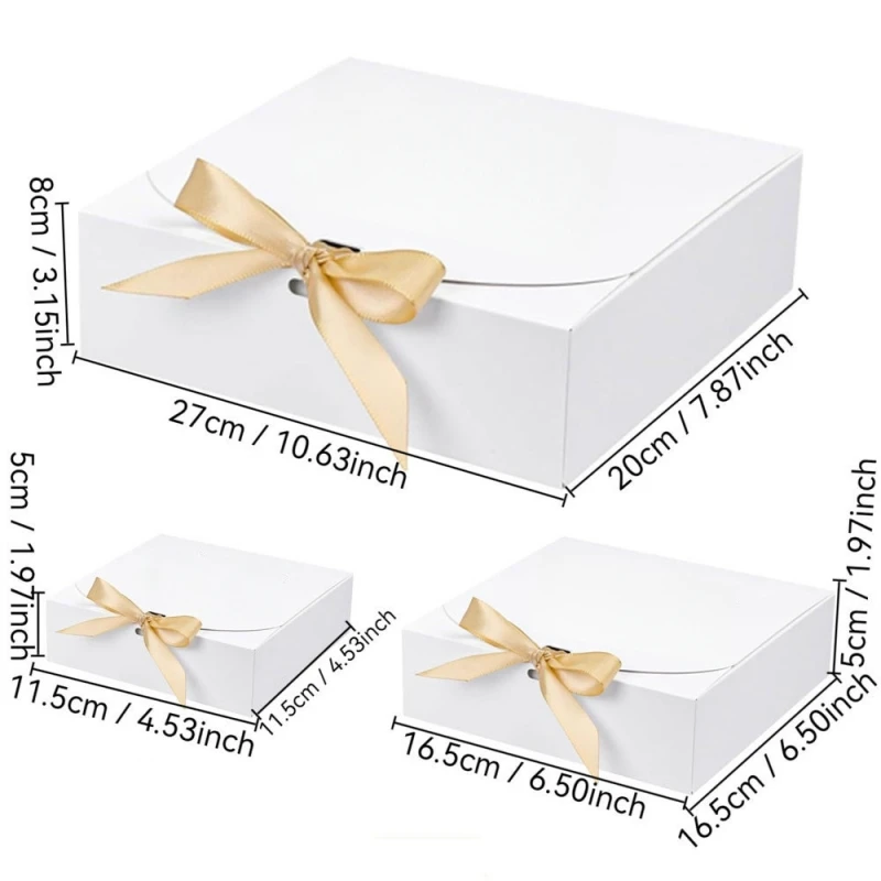 Rosa Verpackungsbox Weihnachtsparty Geschenkbox mit Band Hochzeit Geburtstag Handgemachte Süßigkeiten Keks Schokoladen Keksdosen – Detail 6