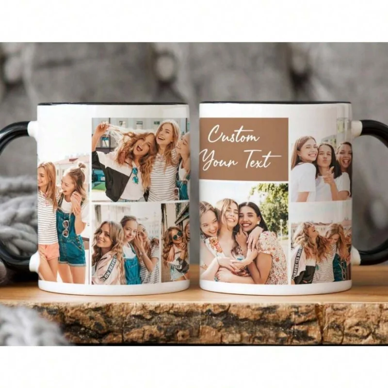 11-ounce personalized photo collage mug