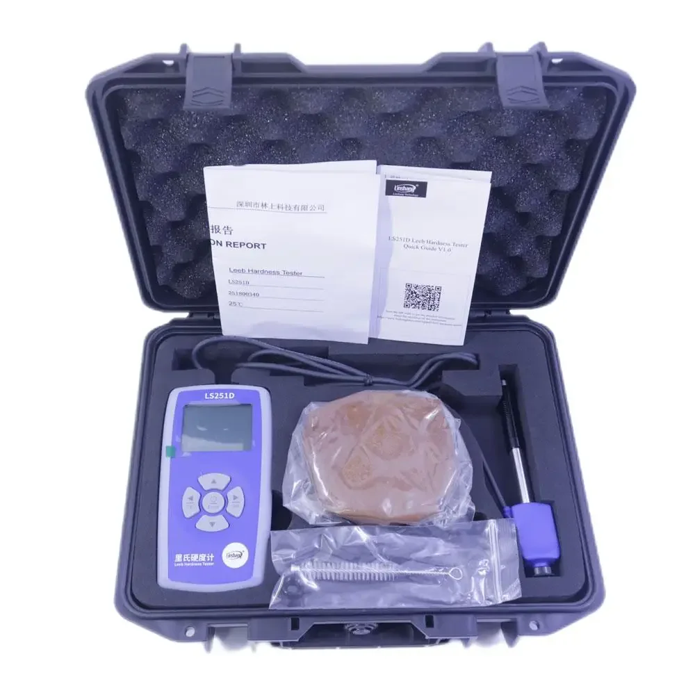 LS251D Best Digital Leeb Hardness Tester Measuring Range: 0.8-350mm(45#steel)