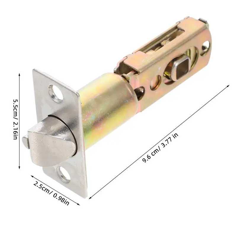 Adjustable Tubular Mortice Latch Door Lock Latch For Bedroom Door Knob Replacement Interior Door Locks Unique Door Knob Parts