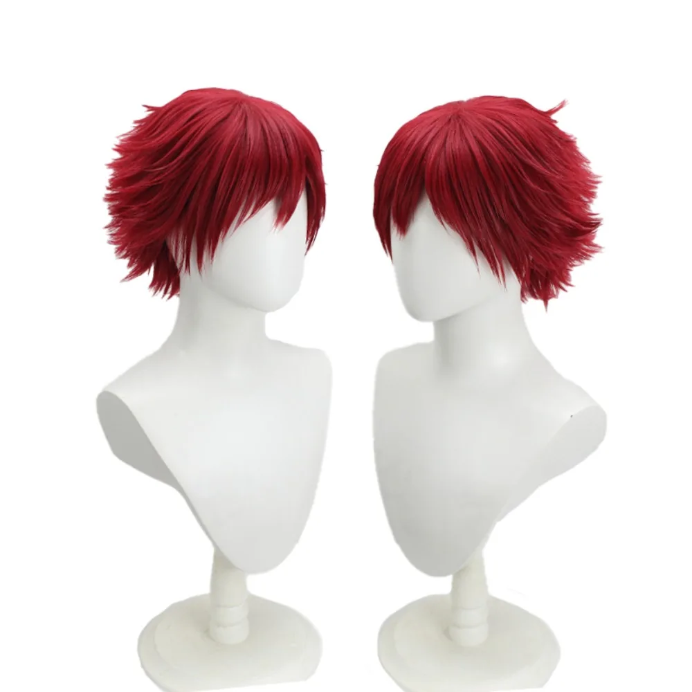 Sasori Cosplay Wig Akasuna Red Sand Puppet Master Genius Designer Anime Crimson Hair