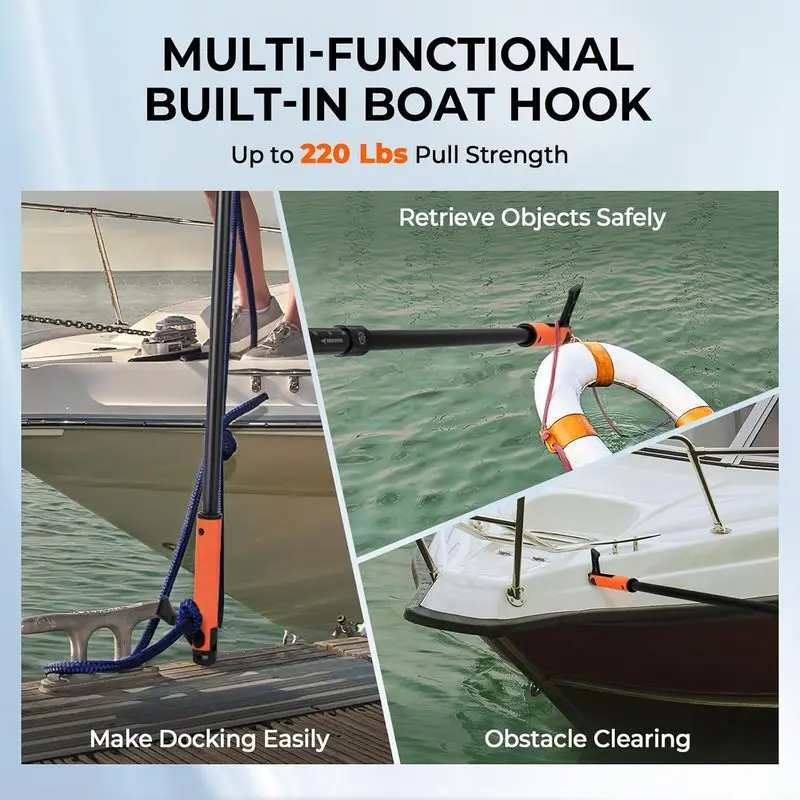 Fishing Landing Net with Boat Hook | 75