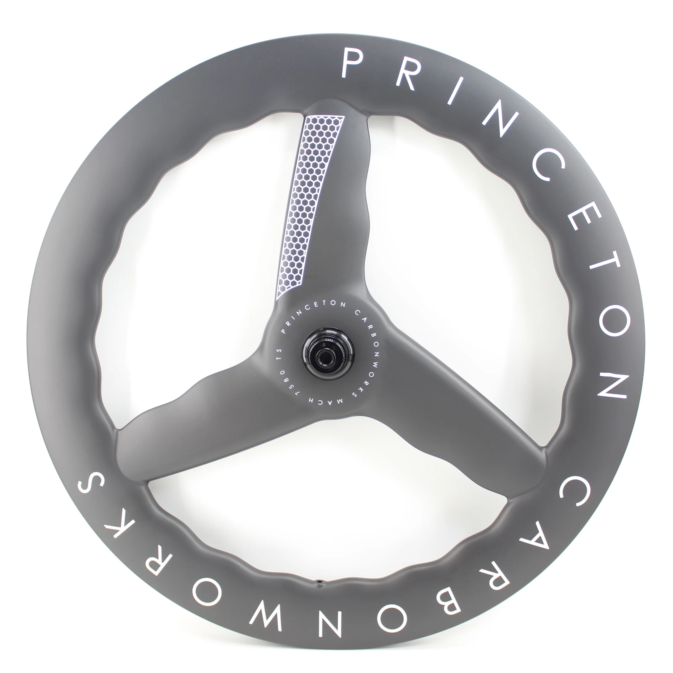 

New 28mm width Wavy-Shape 700C Road Bike UD Full Carbon Tri-Spokes Rims Thru Axle Center Lock Disc Brake Bicycle wheels 3 Spokes