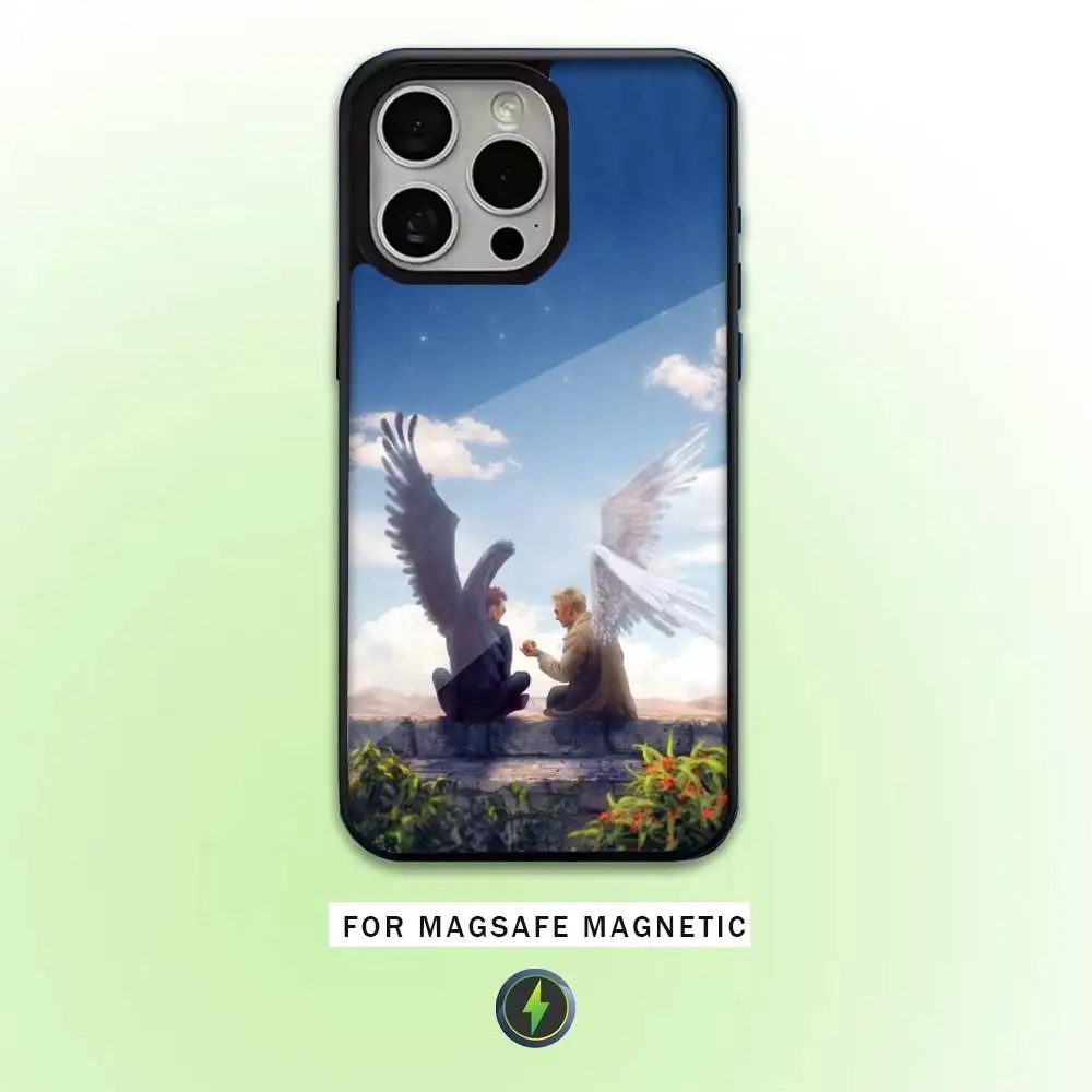 حافظة هاتف OmenS-S G-Good Love لهاتف iPhone17,16,15,14,13,12,11 Plus، Pro Max Magnetic للشحن اللاسلكي Magsafe #2