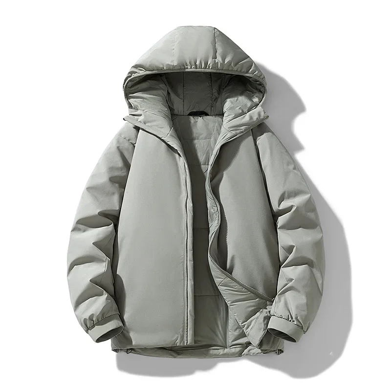 

Зимняя легкая высококачественная ветрозащитная модная простая теплая хлопковая куртка унисекс