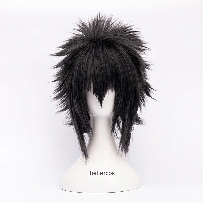 Peruca cosplay com boné para homens e mulheres, cabelo sintético resistente ao calor, Game Final Fantasy XV, Noctis Lucis Caelum, peruca de festa