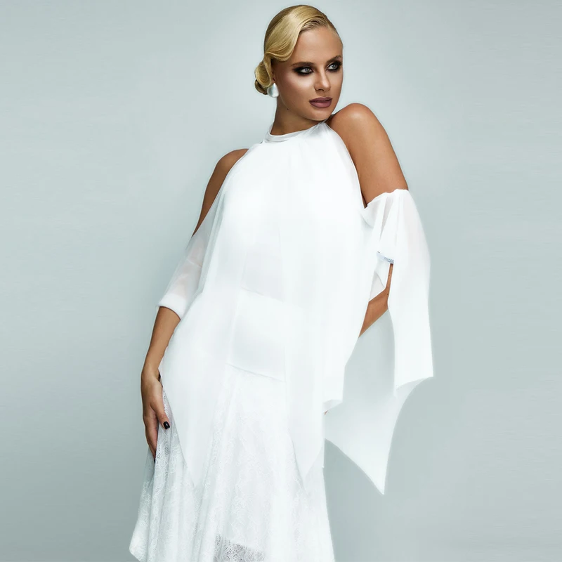 Seksowna odzież do tańca latynoamerykańskiego Biała falbaniasta bluzka do tańca latynoamerykańskiego Koronkowa spódnica Damski strój do samby, cza-czy i tańca towarzyskiego Kostium sceniczny SL13129