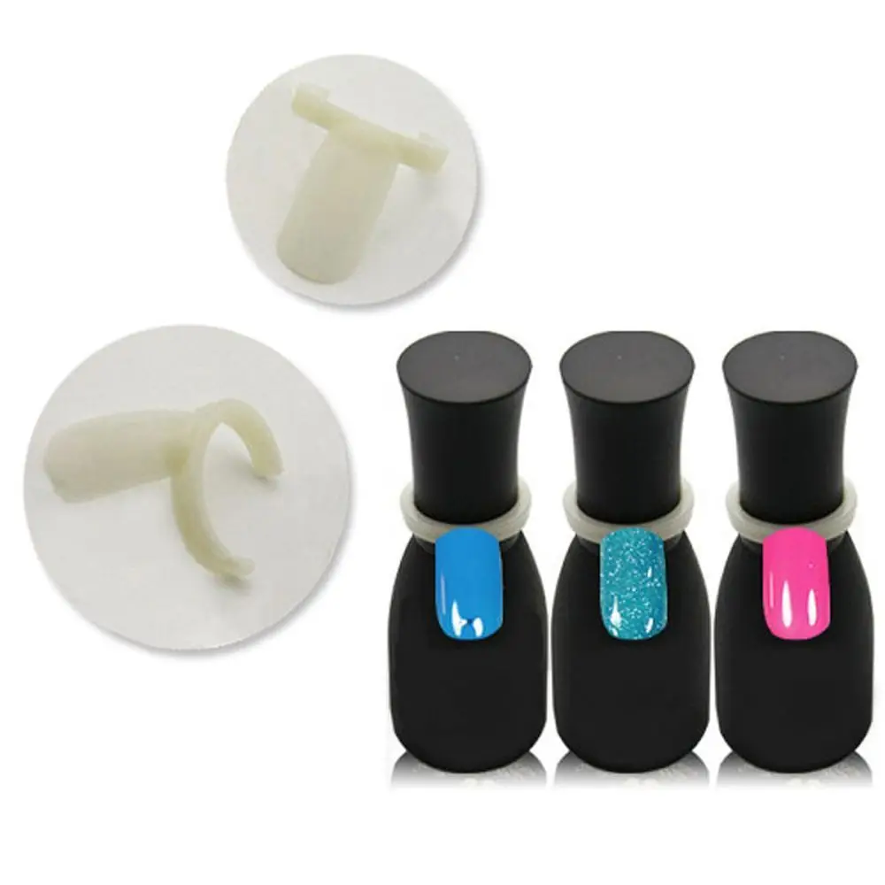 Nova cor polonês gel uv arte do prego anel prática diy ferramentas de unhas dicas da arte do prego varas