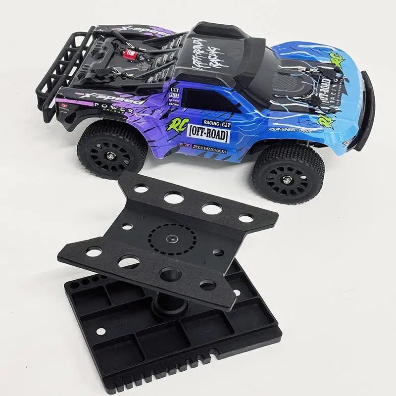 RC Car Repair Stand 360 Degree Rotatable Lockable Workbench with Tool Storage for Workshop RC Hobby Repairs