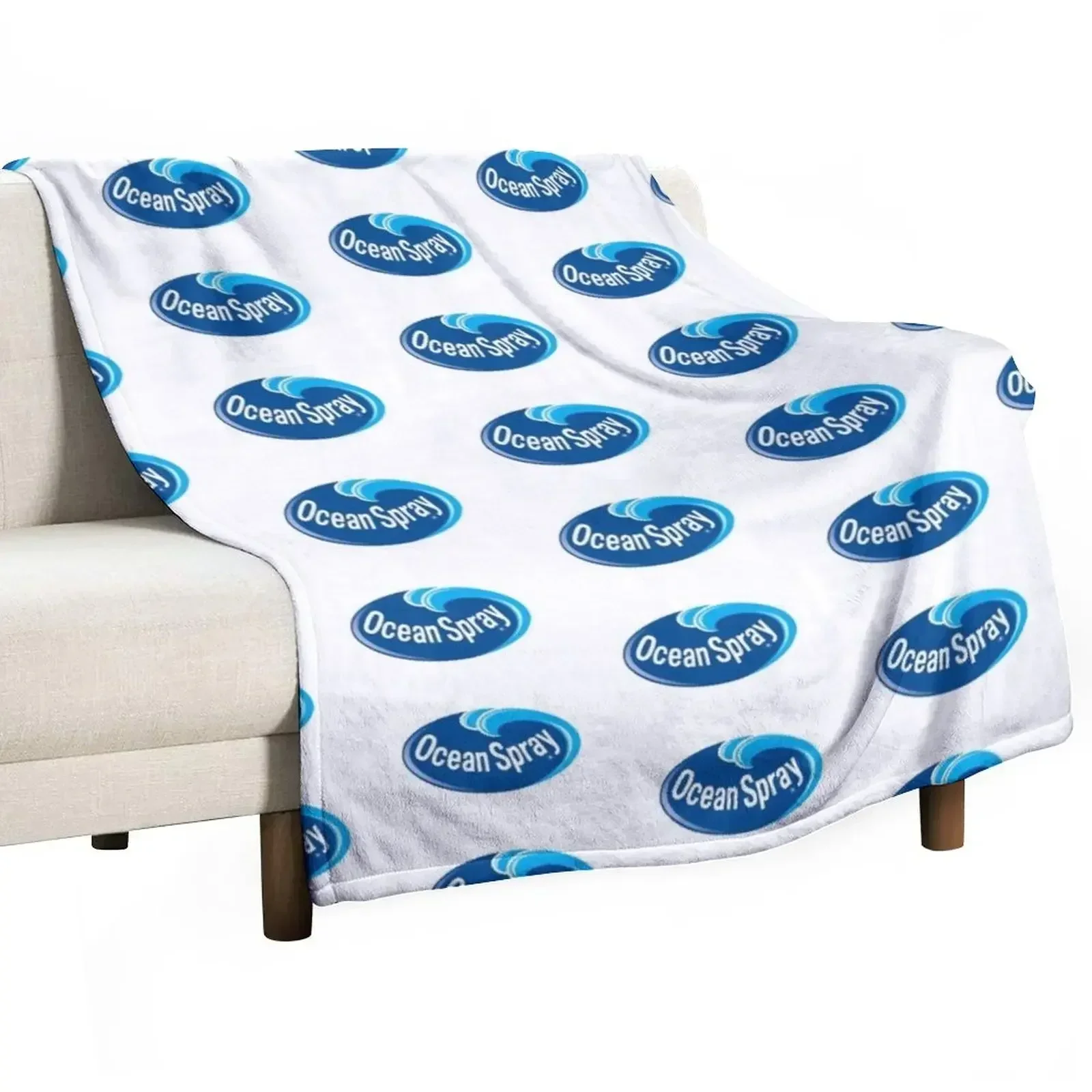 Ocean Spray Throw Blanket Sofa Throw Heavy Flannels Thermal Sofa Quilt Multi-Purpose Blankets