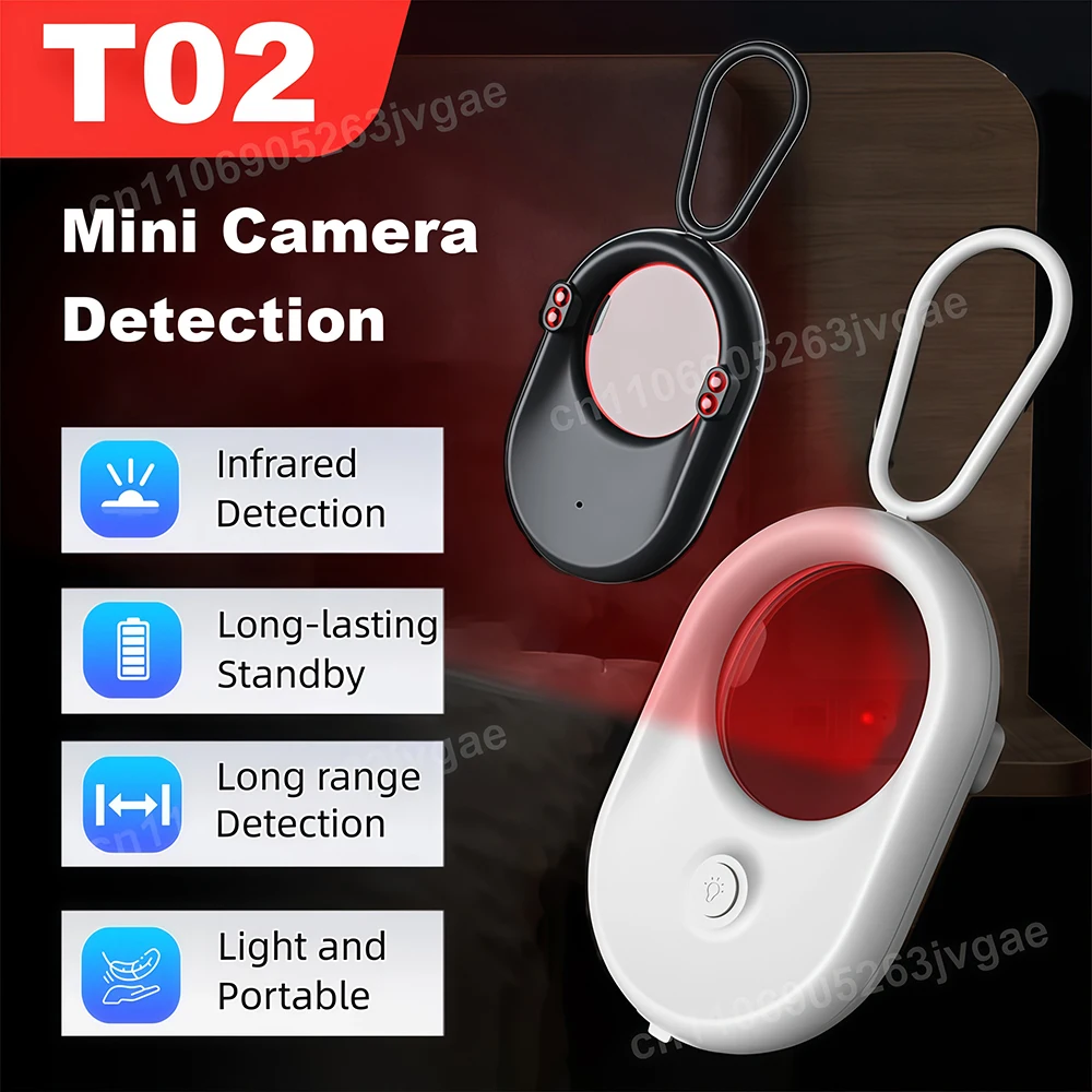 

Infrared Camera Detector Intelligent Hidden Camera Signal Detector For Hotel Travel Anti-Peeping Security Protection Finder