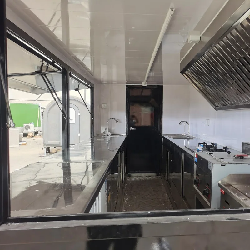 تصميم جيد، فان الطعام، الوجبات السريعة، مقطورة الطعام التجارية، عربة الآيس كريم التركية، عربة الآيس كريم