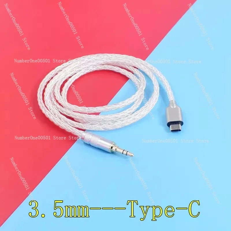 

1.2m Px8, Px7s2e USB-C to 3.5mm audio cable, 4.4 to Type-C cable for B&W pi8, pi7, Px7 s2, s3 headphones upgrade.
