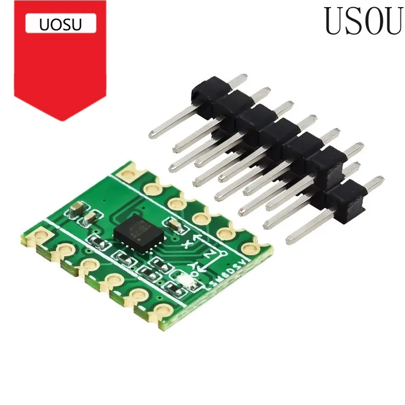 1-10PCS Six-Axis Sensor LSM6DSV Module SPI/I2C Compatible for Smol/SlimeVR - Accelerometer & Gyroscope Data Logging