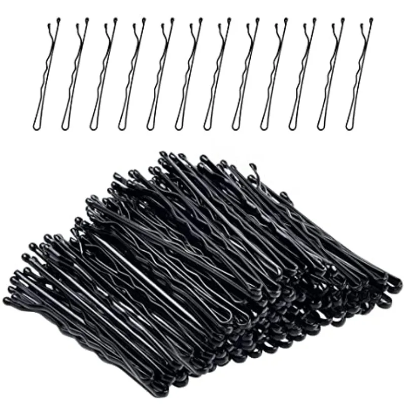 60/120pcs Black Hairpins For Women Hair Clip Lady Bobby Pins Invisible Wave Curly Bride Disposable Hairgrip Barrette Hair Clips