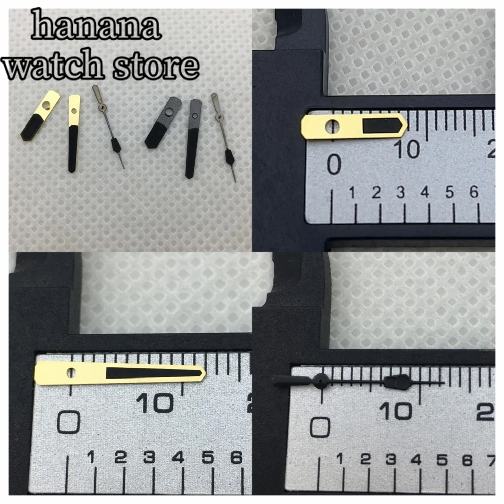 NH35 يد مؤشر الذهب الأسود الأخضر مضيئة تناسب حركة NH35 NH36