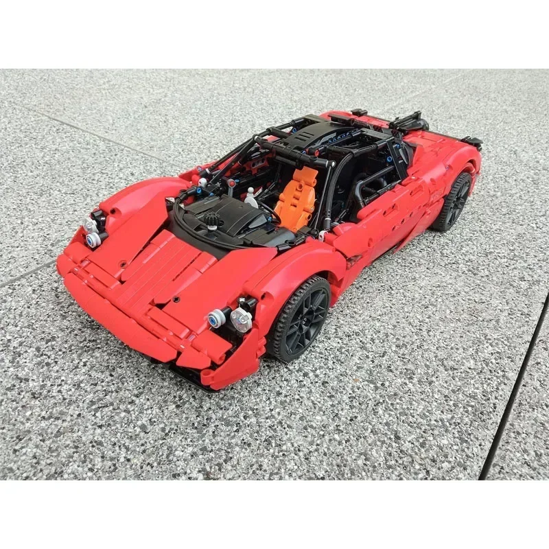 MOC الجديد- 175452   الأحمر T50 Supercar الجمعية خياطة بنة نموذج الكبار الأطفال عيد ميلاد اللبنات لعبة هدية