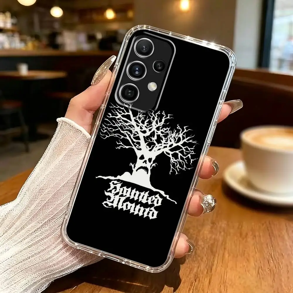 Sematary Dark Gothic Haunted Mound phone Case For Samsung S25,24,21,22,23,30,Ultra,20,Plus,Fe,Lite,Note Transparent Cover