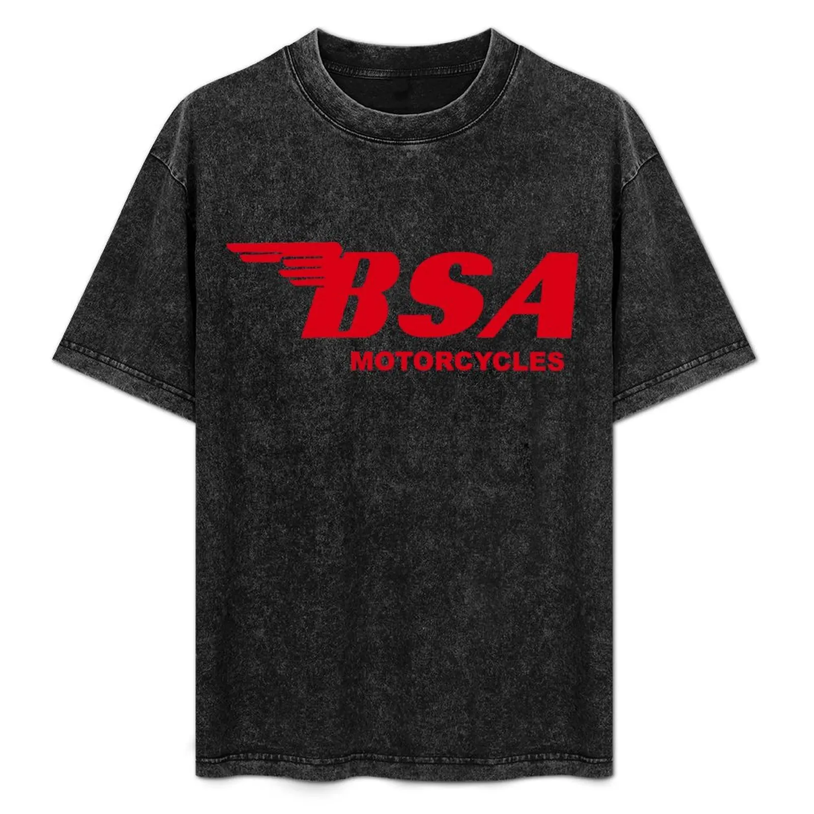 

BSA CLASSIC MOTORCYCLE LOGO T-Shirt Soft Casual Short Sleeve Cotton Tee