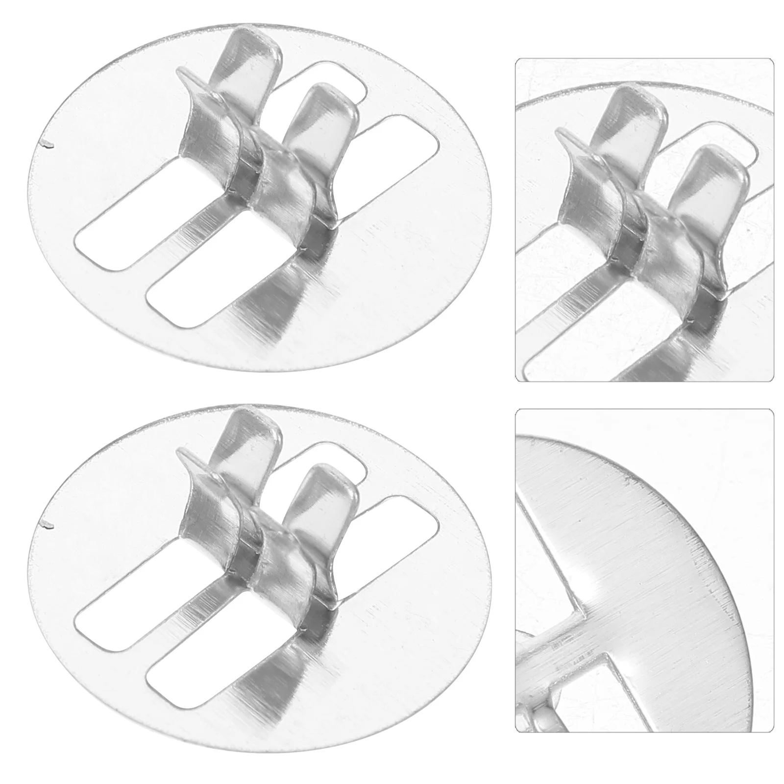 

120Pcs Wick Holders Metal Base Iron Tabs Clips for Stable Wick Support DIY Making Supplies Home Decor