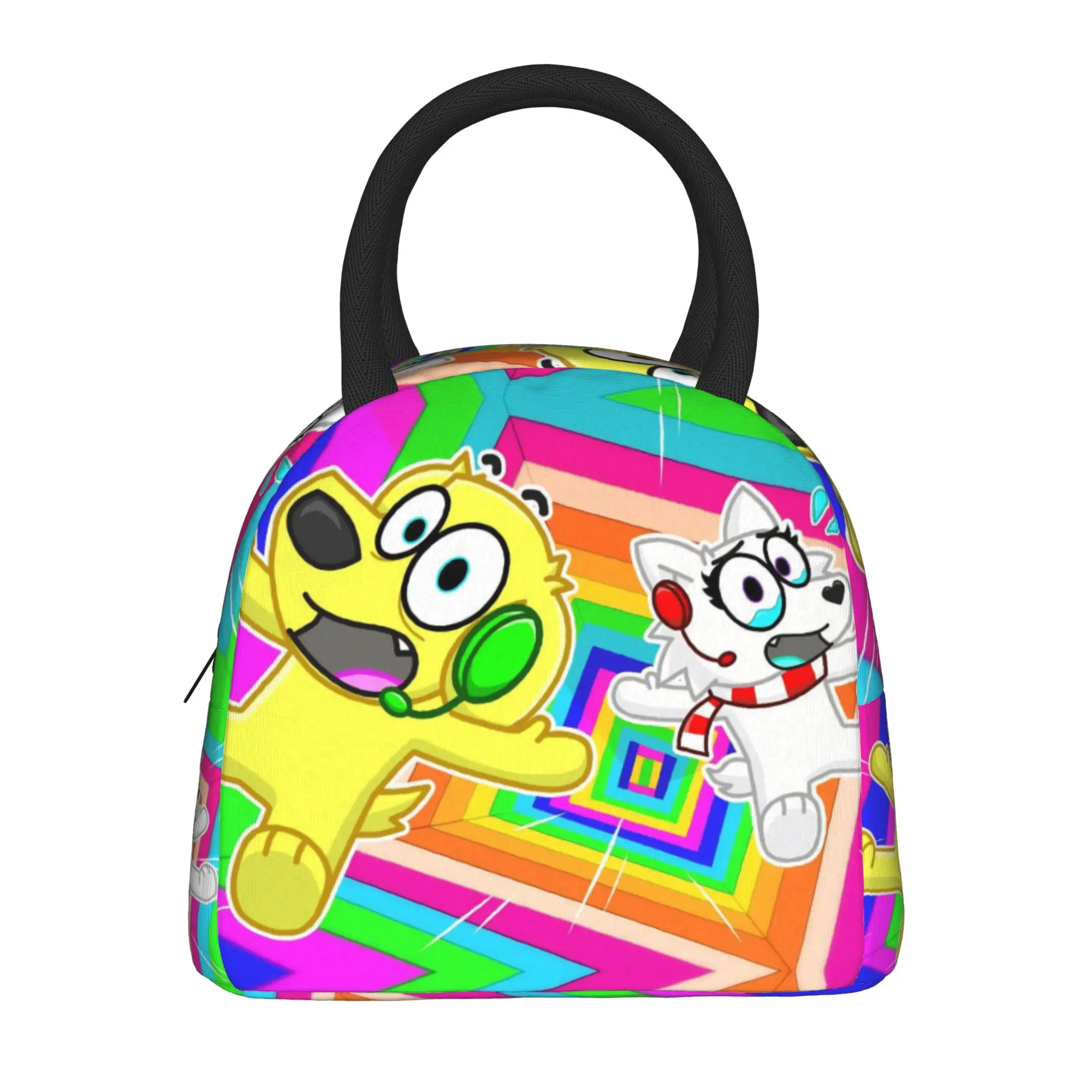 Tylers And Snowi Gaming Accessories Insulated Lunch Tote Bag For Work  Storage Food Boxes Reusable Cooler Thermal Lunch Boxes