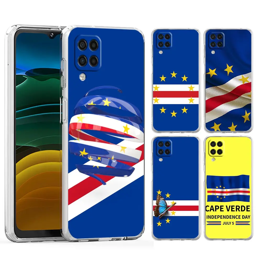 Flag Cape Verde Phone Case For Samsung A17 A15 A13 A51 A71 A41 A21S A07 A35 A55 A23 A25 A33 A53 A73 A57 A37 5G Cover