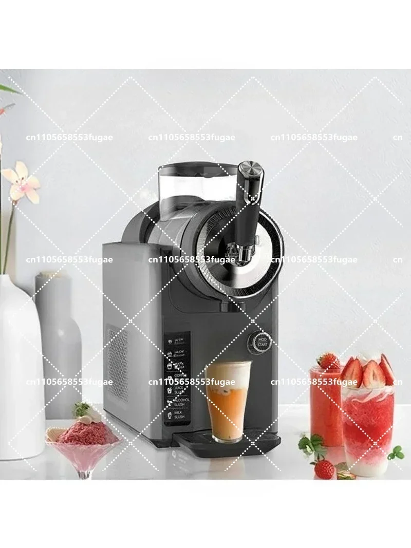 1.8L Countertop Automatic Slush Machine for Home Use - Soft Drink Ice Cream Beverage Smoothie Maker