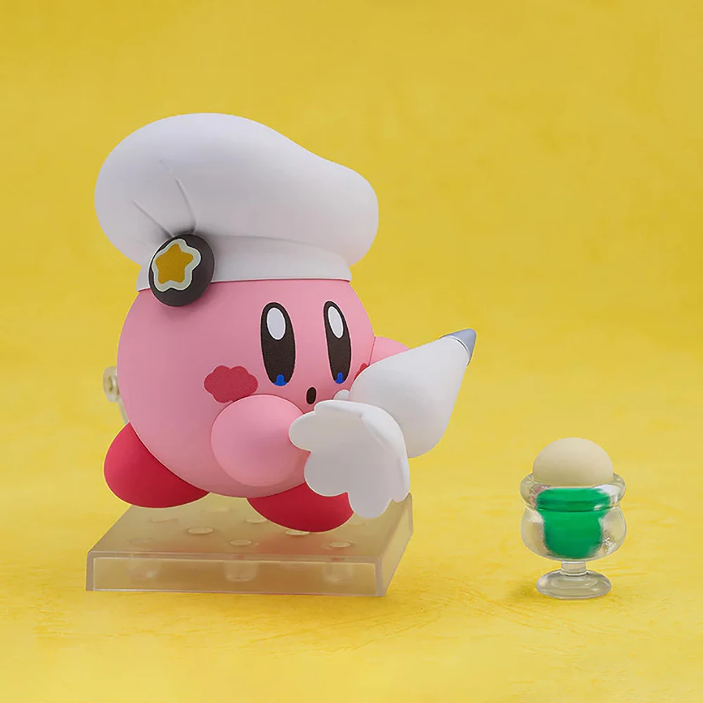 NUEVA empresa Original Good Smile Nendoroid Kirby & Waddle Dee (Kirby Cafe Ver.) Bonitos juguetes coleccionables de figuras de acción de anime de 10 cm