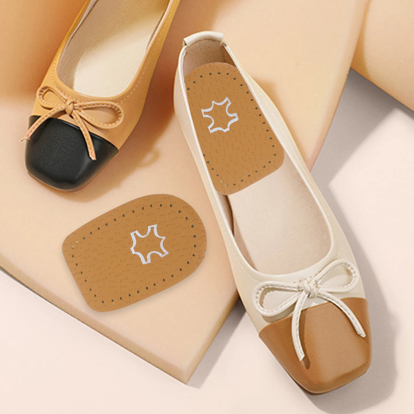 

Yellow Size S Forefoot Cushion Pads Thickened Latex Half Insoles Shoe Inserts Soft Comfortable Heel Protection
