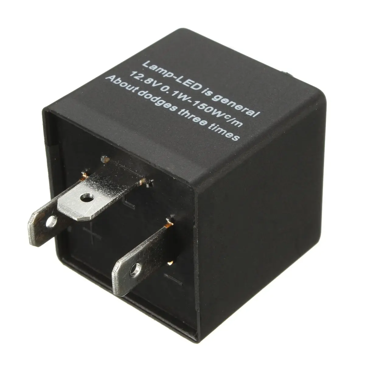 12V 3 Pin LED mobil dapat disesuaikan Flasher Flash Relay untuk lampu sein indikator