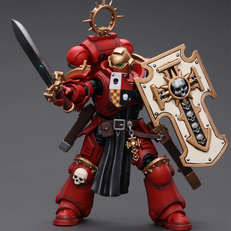 JOYTOY Blood Angels Bladeguard veterano 1/18 figura de acción Warhammer 40K Primaris Space Marines figura de Anime muñeca conjunta juguete para regalo