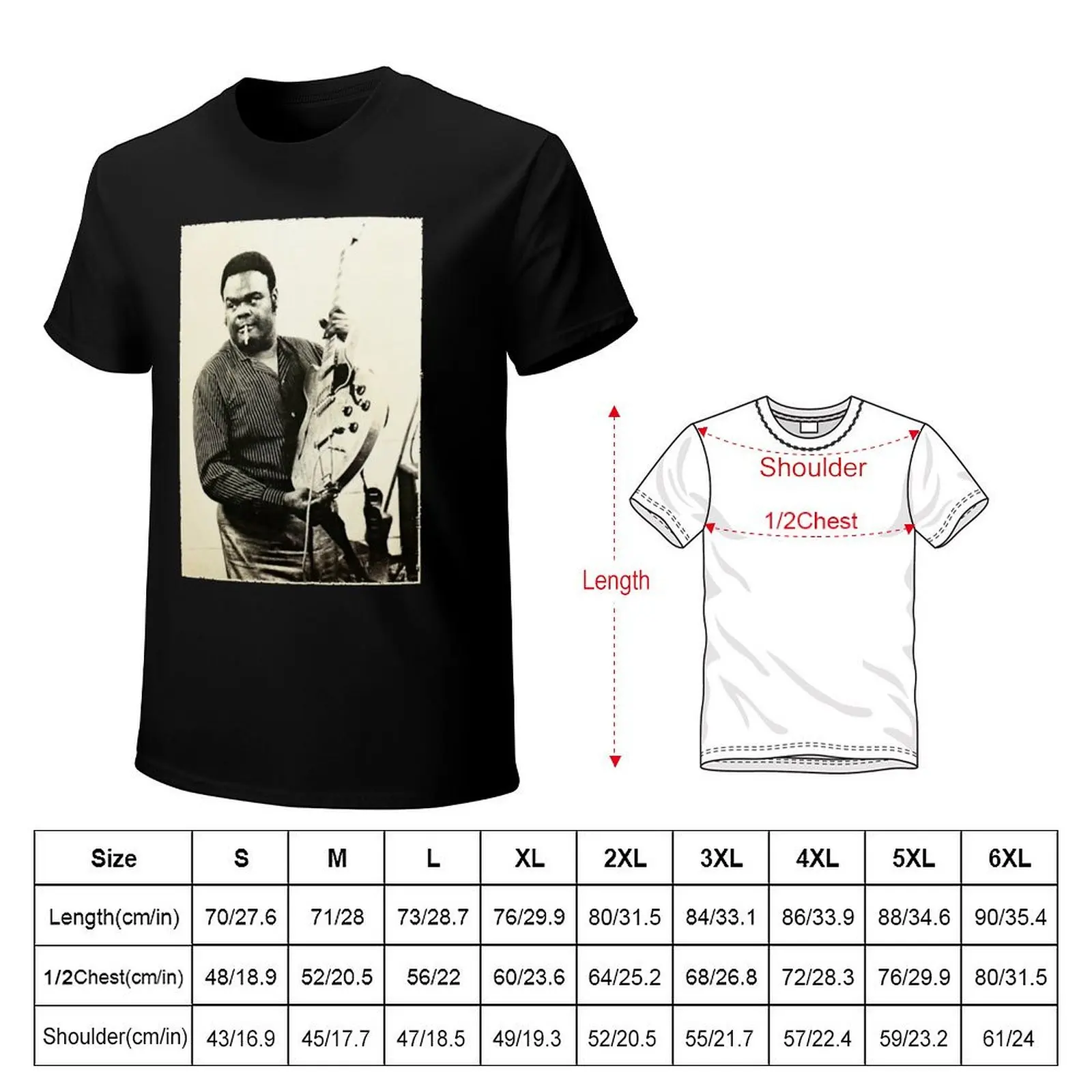 Great Model Blues Freddie Singer King Gifts Movie Fans T-Shirt Big and Tall Solid Color T-Shirt