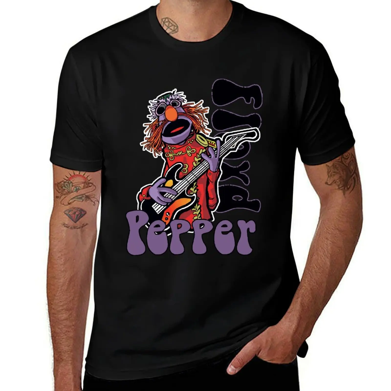 Floyd Pepper T-Shirt Essential Solid Color T-Shirt