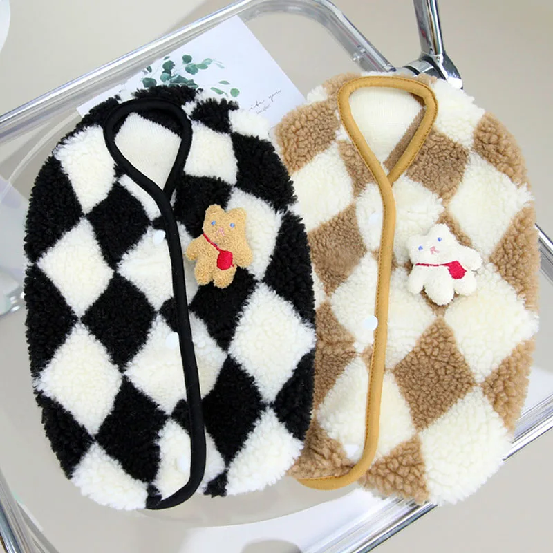 

Warm Jacket Winter Fleece Sleeveless Dog Clothes For Small Dogs Chihuahua Dachshund York Pet Vest Clothing Puppy Coat Jacket XXL