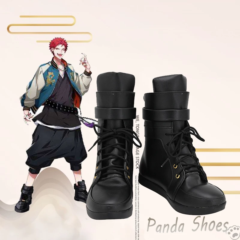 

Division Rap Battle Evil Monk Cosplay Shoes Cos Boots Game Alternative Rap Battle Harai Kuko Cosplay Costume Prop Shoes