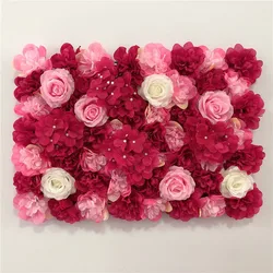 Artificial Flower Walls for Wedding Decoration BabyShow Decor Flowers Panel Christmas Home Backdrop Decor Flores Artificiales