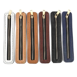 DIY Zipper For Woven Bag Hardware PU Leather Zipper Sewing Accessories Metal Zipper For Clothes Shoes Supplies